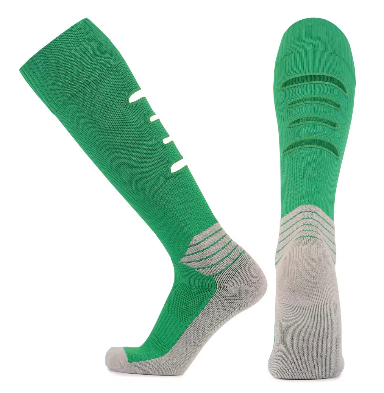 Ripped Green Football Socks
