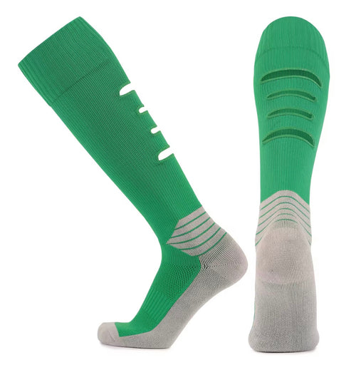 Ripped Green Football Socks