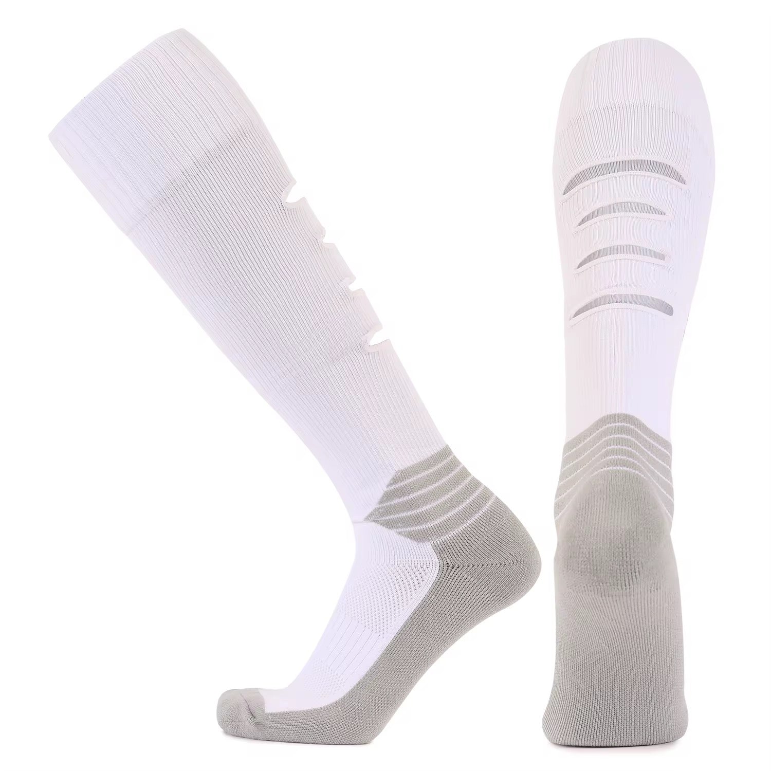 Ripped White Football Socks